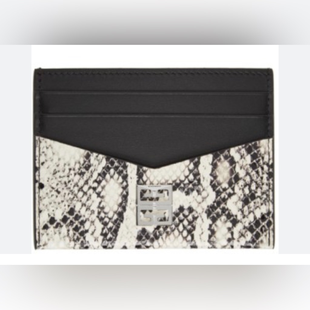 Givenchy Python Card Holder